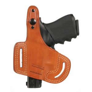 Blackhawk Leather Slide With Thumb Holster Right Hand Glock 9Mm/40 Cal /357/Model 36
