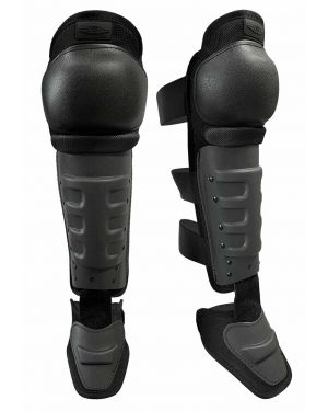 Damascus Gear Hard Shell Shin Guards with Non-slip knee caps (pair)