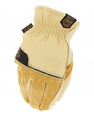 Mechanix Leather Insulated Driver Gloves in Brown